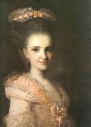 Fyodor Rokotov Lady in a Pink Dress, Spain oil painting artist